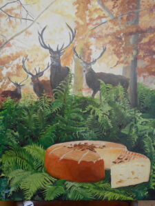 Fromage et des cerfs